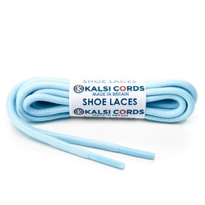 Baby Blue Round Cord Shoe Laces
