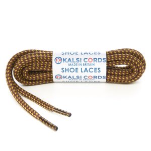 Fleck York Brown with Sovereign Shoe Laces 1 Kalsi Cords