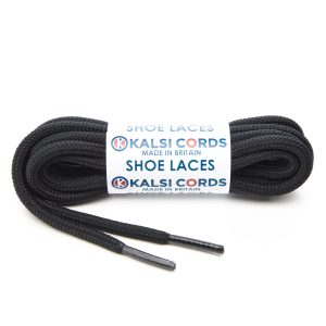 Kalsi Cords Black Round Cord Shoe Laces