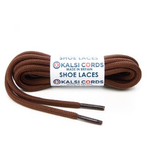 Kalsi Cords York Brown Round Cord Shoe Laces