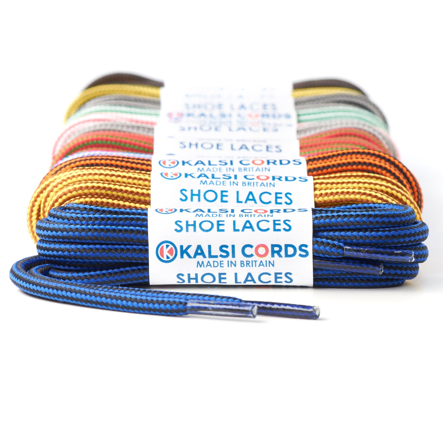 Stripe Pattern 5mm Round Cord Shoe Laces