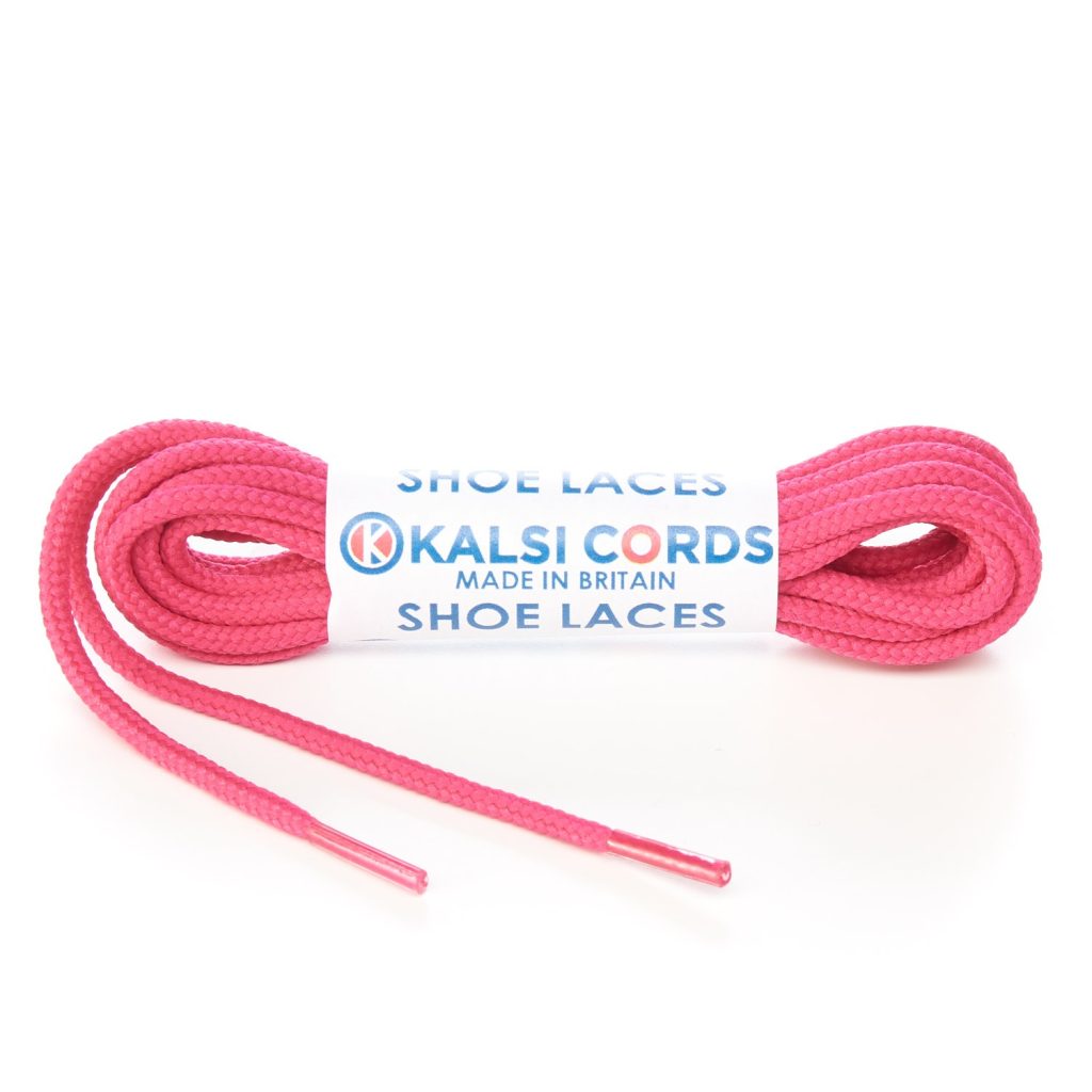 Black 5mm Round Cord Shoe Laces Rope Lace by Kalsi Cords