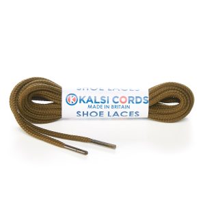 T460 2mm Thin Fine Round Cord Shoe Laces Everglade 1 Kalsi Cords