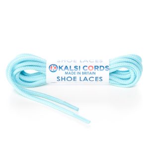 T460 2mm Thin Fine Round Cord Shoe Laces Turquoise 1 Kalsi Cords
