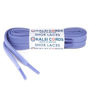 T638 8mm Flat Tubular Shoe Laces Lilac 1 Kalsi Cords