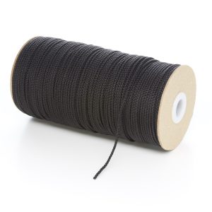 2mm Black Polypropylene Cord on Roll P379 Kalsi Cords