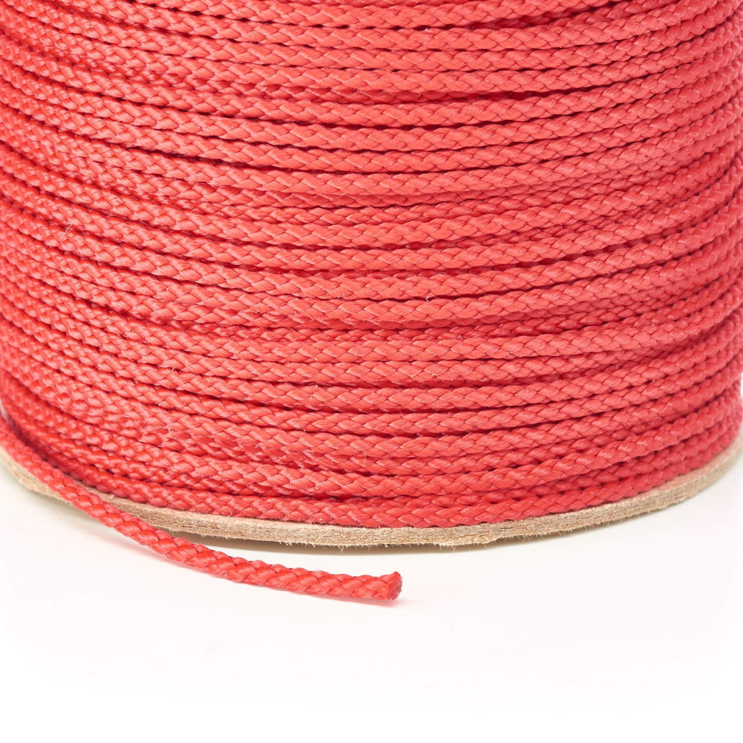 2mm Thin Round Orange Polyester Cord - by Kalsi Cords UK Made Quality