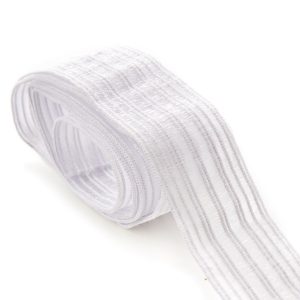 38mm Bonadex Waistband Elastic White Ecru by Kalsi Cords