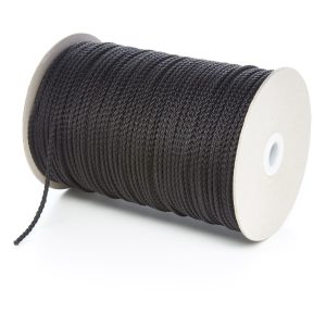 3mm Black Polypropylene Cord on Roll P377 Kalsi Cords