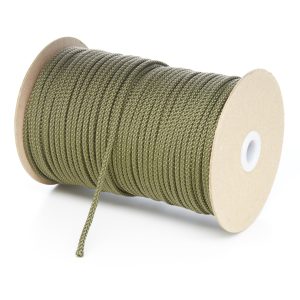 4mm Khaki Green Polypropylene Cord on Roll P299 Kalsi Cords