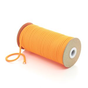 5mm Round Fluorescent Neon Orange Polyester Cord by Kalsi Cords