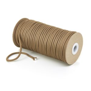 5mm Round Light Fawn Polyester Cord by Kalsi Cords