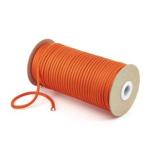 5mm Round Orange Polyester Cord by Kalsi Cords