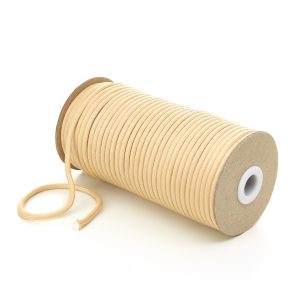 5mm Round Sahara Beige Polyester Cord by Kalsi Cords