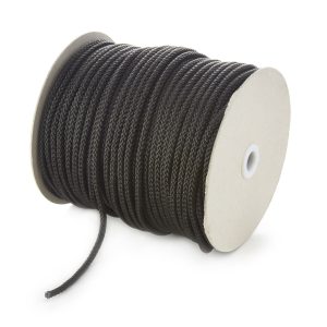 6mm Black Polypropylene Cord on Roll P206 Kalsi Cords