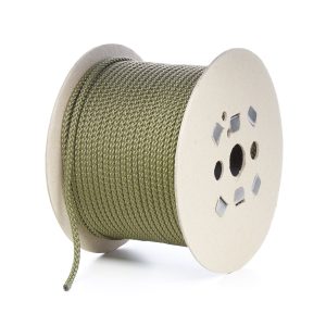 7mm Khaki Olive Polypropylene Cord on Roll P219 Kalsi Cords