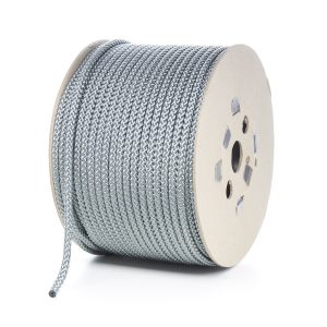8mm Grey Silver Polypropylene Cord on Roll P217 Kalsi Cords