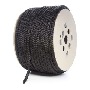 9mm Black Polypropylene Cord on Roll P278 Kalsi Cords