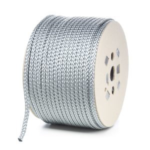 9mm Grey Silver Polypropylene Cord on Roll P278 Kalsi Cords