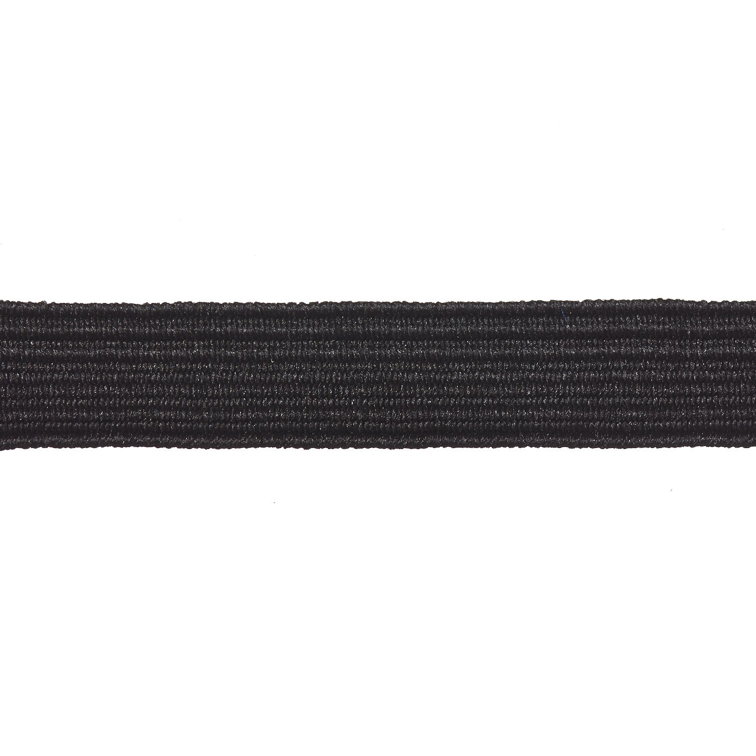 Black 10mm 12 Cord Flat Braided Elastic Detail TPE244 Kalsi Cords