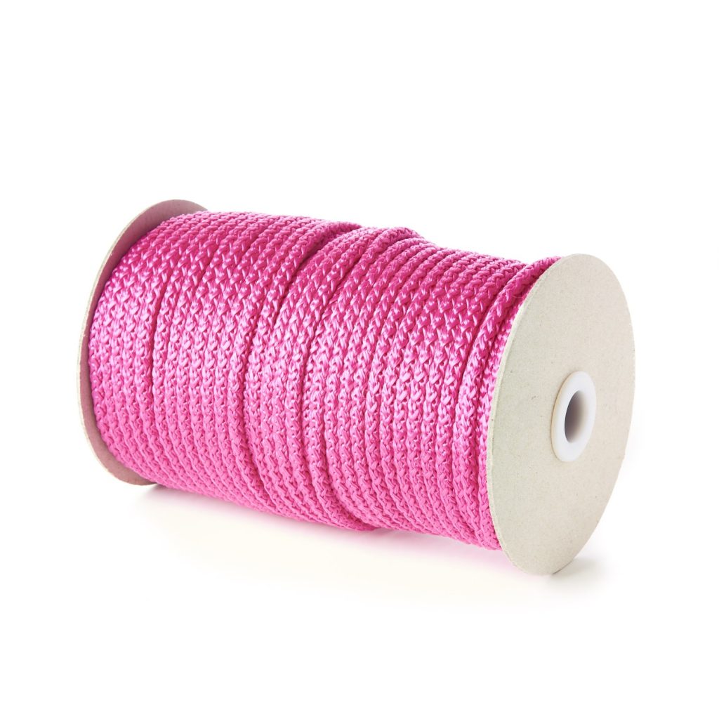 Pink KC5 5mm Round Knitted Cord on Roll Kalsi Cords