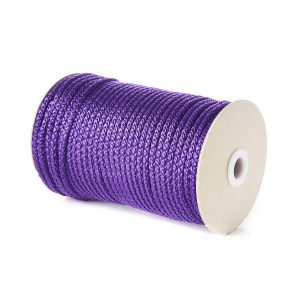 Purple KC5 5mm Round Knitted Cord on Roll Kalsi Cords
