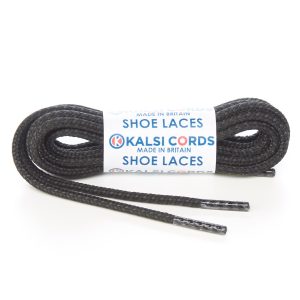 R698 4mm Round Extra Strong Heavy Duty Durable Shoe Laces Black 1 Kalsi Cords