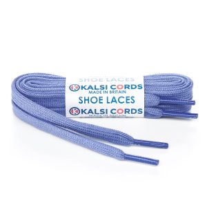 SP1 7mm Flat Tubular Premium Spun Polyester Shoe Laces Lilac 1 Kalsi Cords