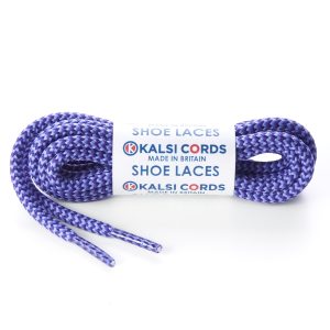 T621 5mm Round Cord Herringbone Shoe Laces Purple Lilac 1 Kalsi Cords