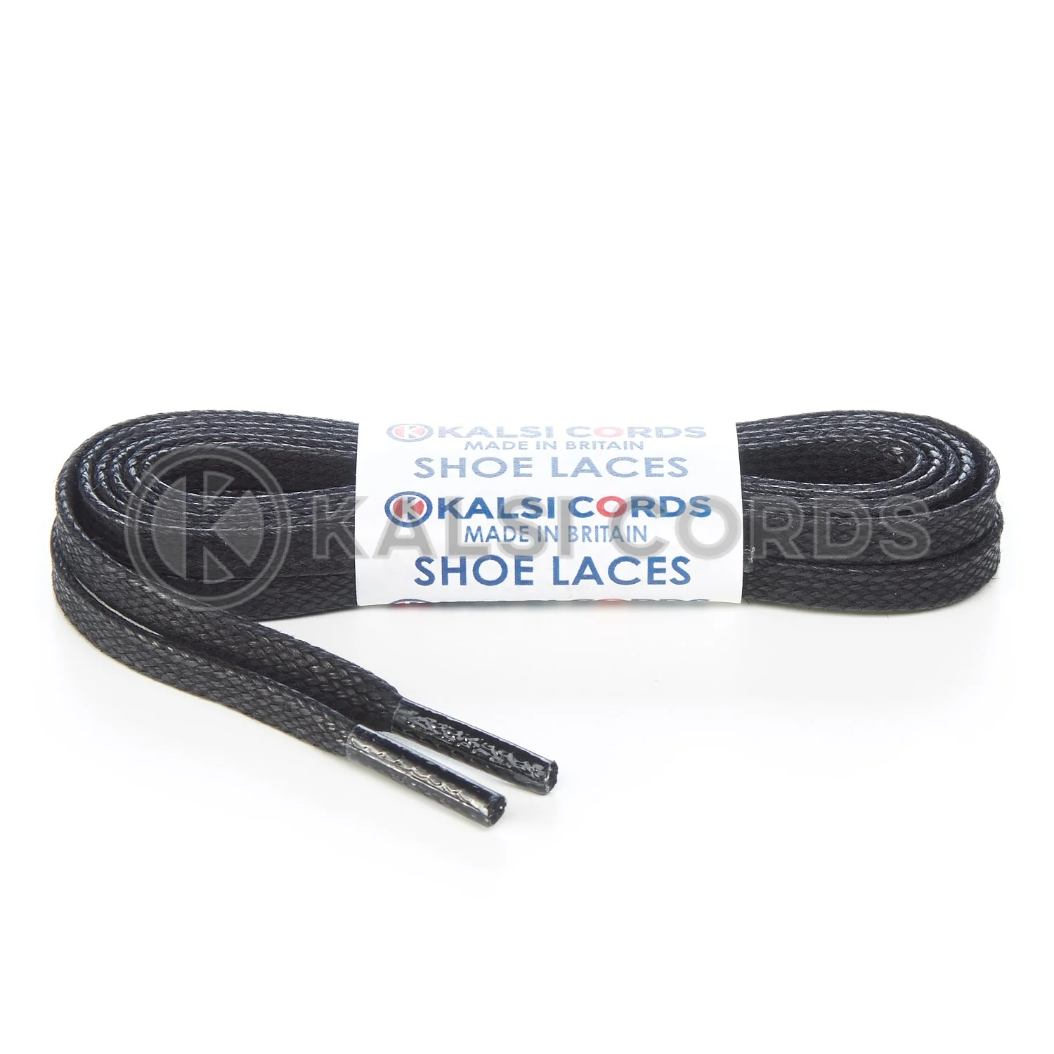 Custom Printed LitLaces Waxed Cotton Flat Shoelaces For Sneakers