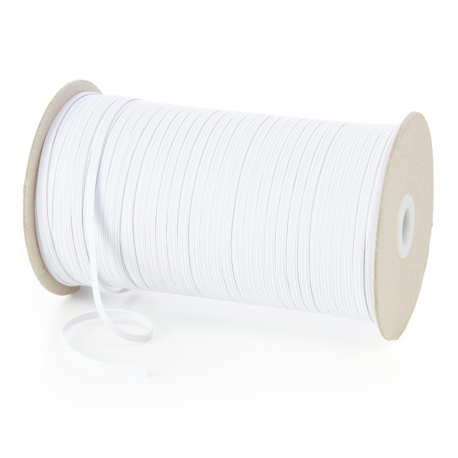 Black Elastic Cord 6mm | 10 Metres Flat Elastic Band | Stretchable