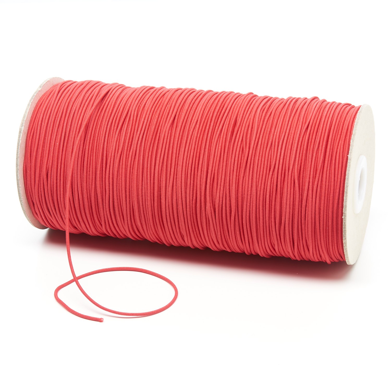 1.5mm Red Thin Fine Round Elastic Cord TPE71 Kalsi Cords