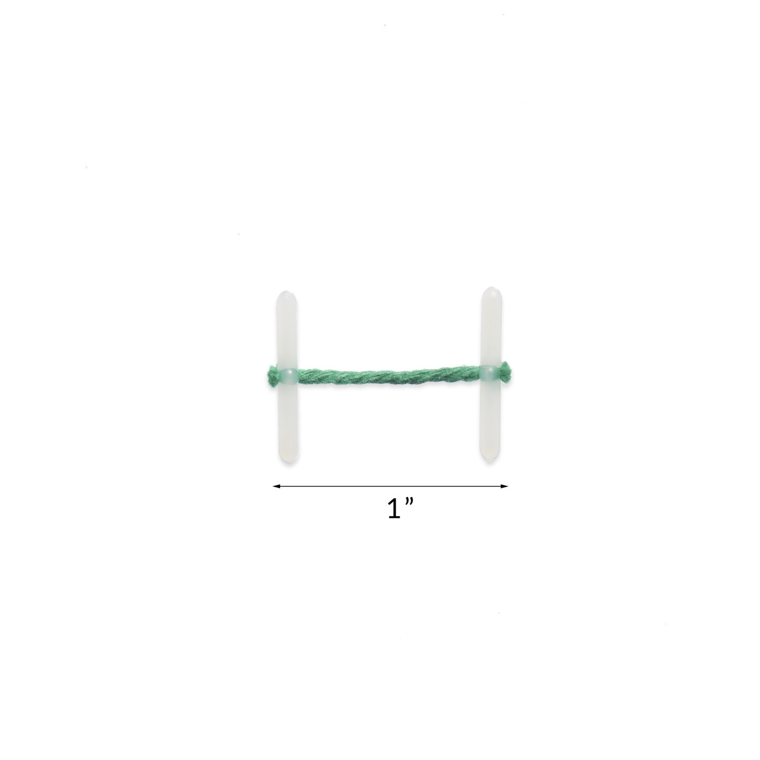1 Inch 25mm Plastic Treasury Tags by Kalsi Cords