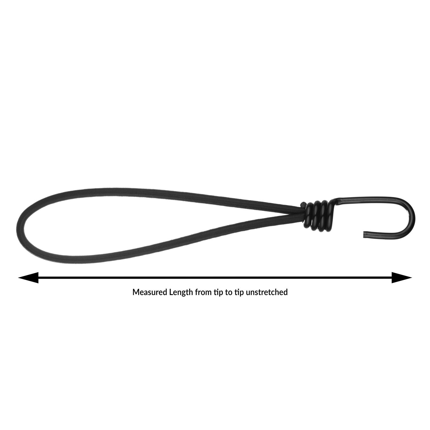 Elastic Metal Hook Loop Ties MHL PE114 BLK Kalsi Cords Edit 1