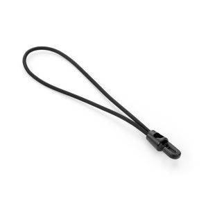 Elastic Mini Hook Loop Ties MPL PE116 BLK Kalsi Cords 1