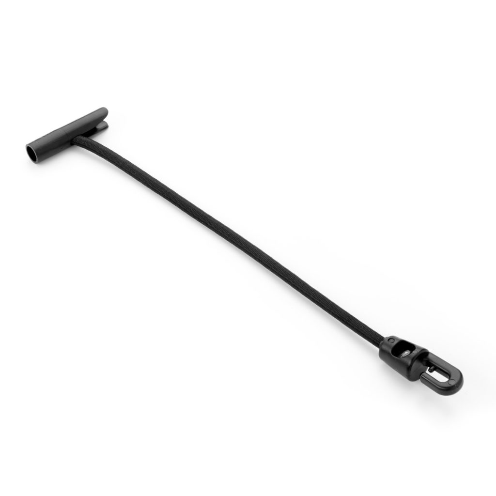 Elastic T Bar Mini Hook Ties TB MHT PE114 BLK Kalsi Cords 1