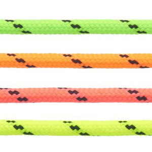 5mm Round Polyester Cord Fluorescent 2 Fleck Pattern