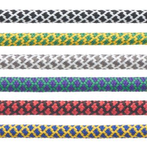 5mm Round Polyester Cord Honeycomb Pattern