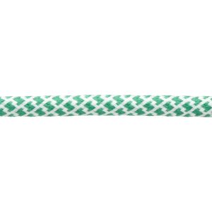 Emerald Green with White Honeycomb Shoe Laces Cord by Kalsi Cords