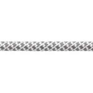 Grey with White Honeycomb Shoe Laces Cord by Kalsi Cords