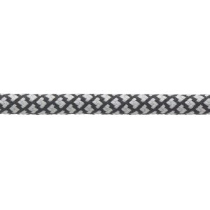 Light Grey with Black Honeycomb Shoe Laces Cord by Kalsi Cords