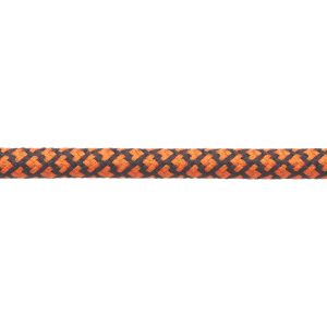 Orange with Black Honeycomb Shoe Laces Cord by Kalsi Cords