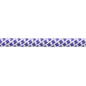 Purple with White Honeycomb Shoe Laces Cord by Kalsi Cords