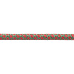 Red with Emerald Green Honeycomb Shoe Laces Cord by Kalsi Cords