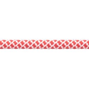 Red with White Honeycomb Shoe Laces Cord by Kalsi Cords