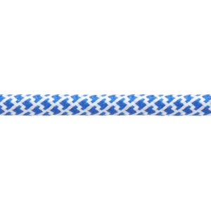 Royal Blue with White Honeycomb Shoe Laces Cord by Kalsi Cords