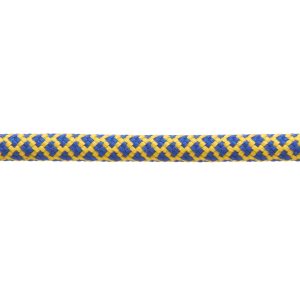 Royal Blue with Yellow Honeycomb Shoe Laces Cord by Kalsi Cords