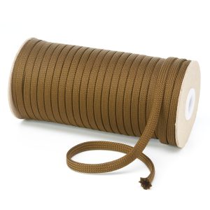 T461 7mm Flat Tubular Polyester Braid Everglade Kalsi Cords