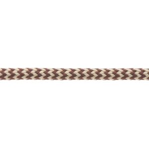 T621 5mm Round Cord Herringbone Shoe Laces Cream York Brown 3 Kalsi Cords