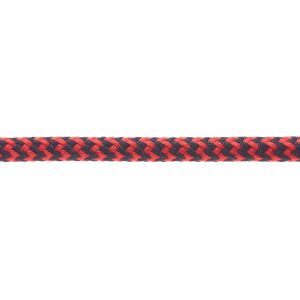 T621 5mm Round Cord Herringbone Shoe Laces Rose Madder Red Black 3 Kalsi Cords